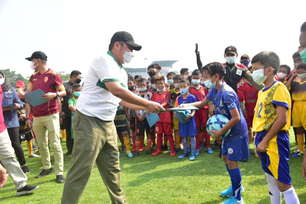 Jaring Bibit Lokal U-12, Herman Deru Buka Sriwijaya Champions League 2021