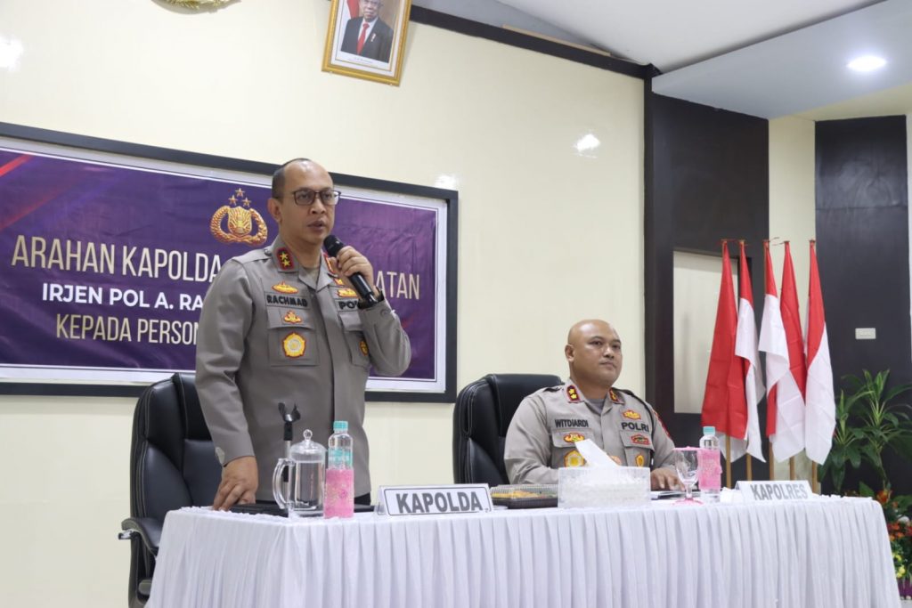 Kapolda Sumsel, Irjen Pol A Rachmad Wibowo SIK Melakukan Kunjungan Kerja ke Polres Prabumulih