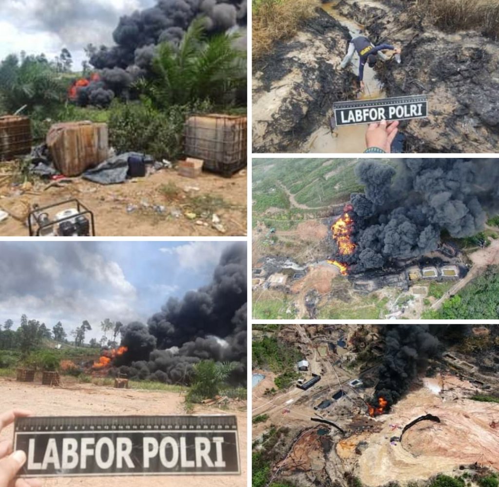 Satu orang meninggal dunia akibat kebakaran saat memeras minyak mentah disumur bor,milik SDR Supratman bin Abu Sama di desa Keban 1 kec Sanga Desa Muba