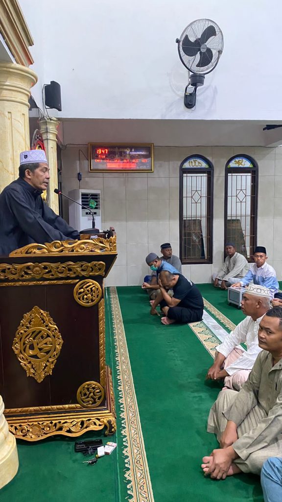 Masjid Bakti Makosat Brimob Polda Sumsel Gelar Salat Tarawih Perdana