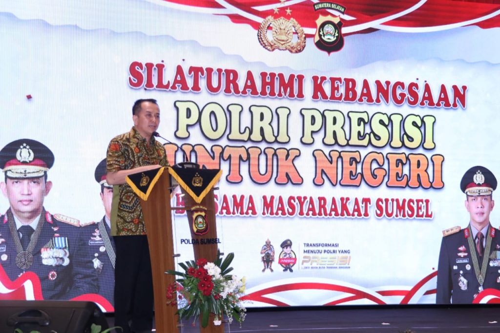 Wakapolri Jalin silaturahmi kebangsaan Polri Presisi untuk negeri bersama masyarakat Sumatera Selatan