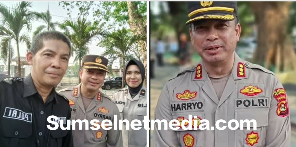 Kapolrestabes Kota Palembang Jajaran Pelaksanakan pengamanan kunjungan kerja Wakapolri Komjen Pol Drs Agus Andrianto SH MH beserta rombongan Pejabat tinggi Mabes Polri kekota Palembang